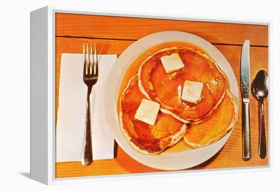 Pancakes-null-Framed Stretched Canvas