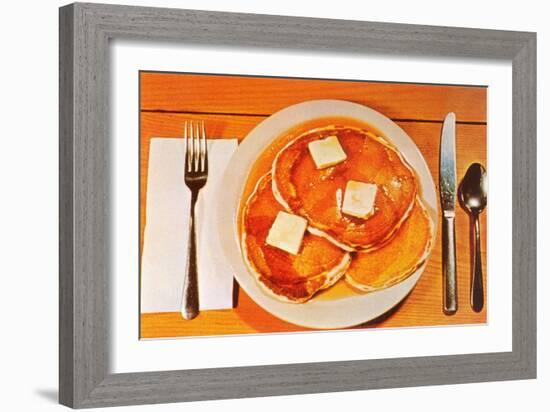 Pancakes-null-Framed Art Print