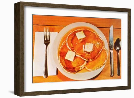 Pancakes-null-Framed Art Print