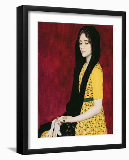 Panchita Zorolla, 1916-William Strang-Framed Giclee Print