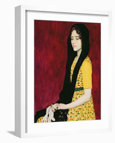 Panchita Zorolla, 1916-William Strang-Framed Giclee Print