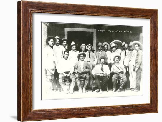 Pancho Villa and Gang, Mexico-null-Framed Art Print