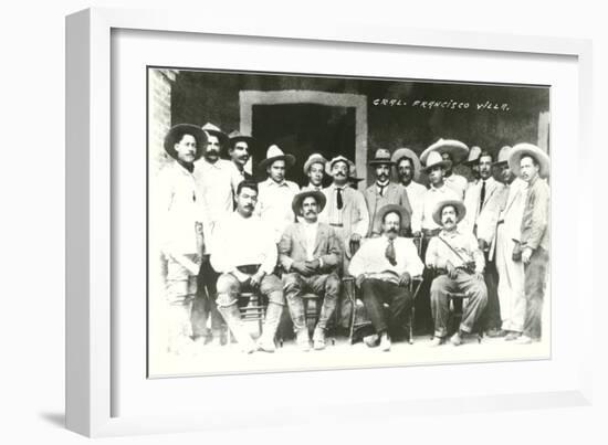 Pancho Villa and Gang, Mexico-null-Framed Art Print