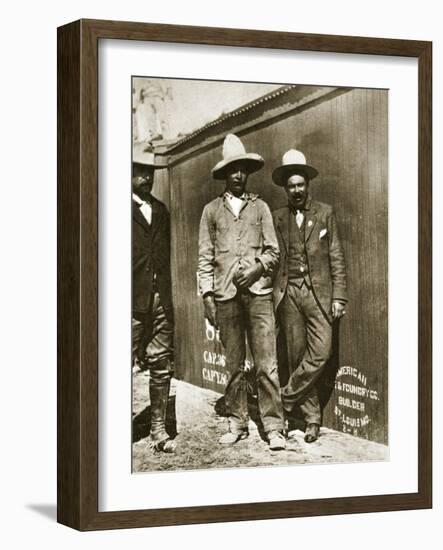 Pancho Villa and Two Rebels-null-Framed Giclee Print