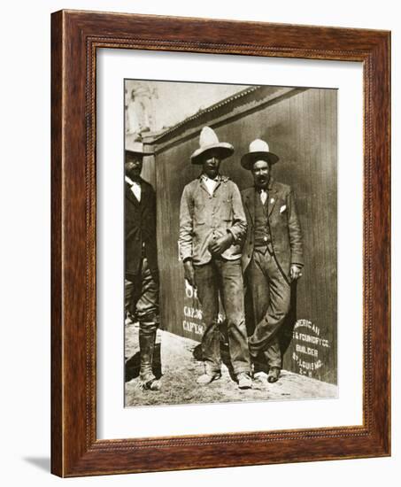 Pancho Villa and Two Rebels-null-Framed Giclee Print