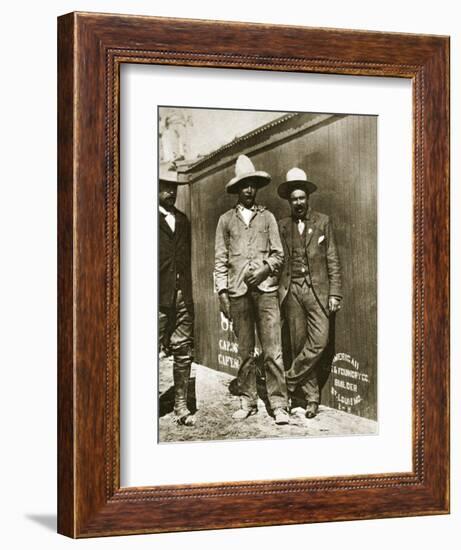 Pancho Villa and Two Rebels-null-Framed Giclee Print