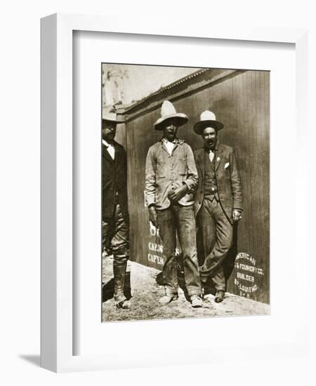 Pancho Villa and Two Rebels-null-Framed Giclee Print