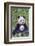 Panda And Baby-null-Framed Art Print