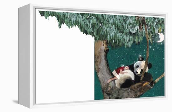 Panda And Child-Nancy Tillman-Framed Stretched Canvas