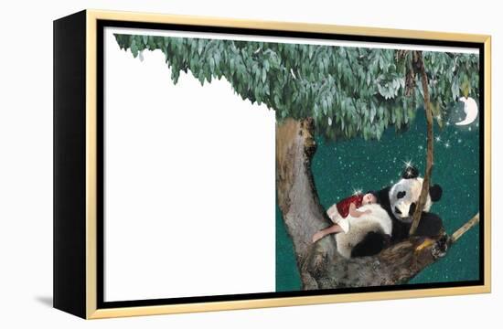 Panda And Child-Nancy Tillman-Framed Stretched Canvas