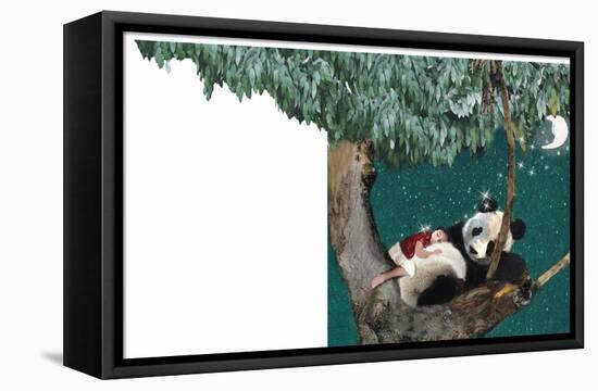 Panda And Child-Nancy Tillman-Framed Stretched Canvas