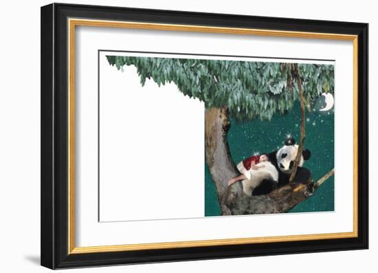 Panda And Child-Nancy Tillman-Framed Art Print