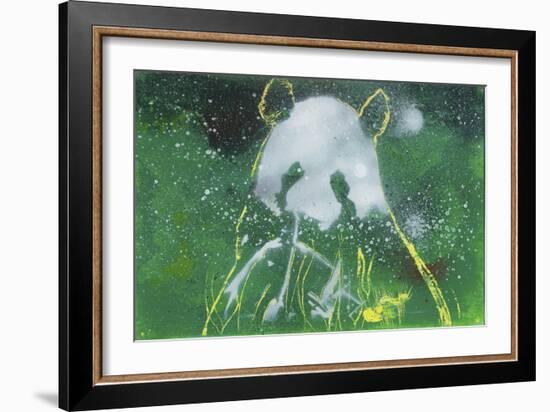 Panda Bear-Whoartnow-Framed Giclee Print