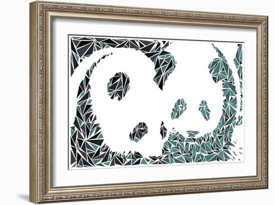 Panda Bears-Cristian Mielu-Framed Premium Giclee Print