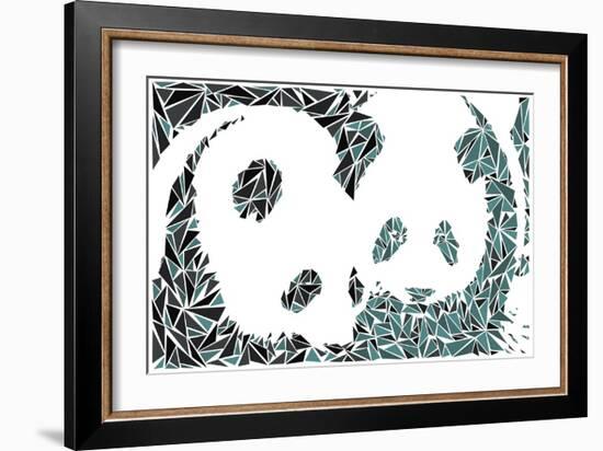 Panda Bears-Cristian Mielu-Framed Premium Giclee Print