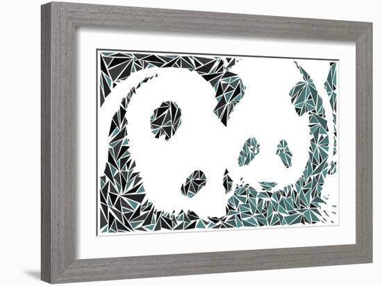 Panda Bears-Cristian Mielu-Framed Art Print