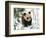 Panda Cub on Snow, Wolong, Sichuan, China-Keren Su-Framed Photographic Print