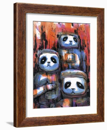 Panda Explorers-Ric Stultz-Framed Giclee Print