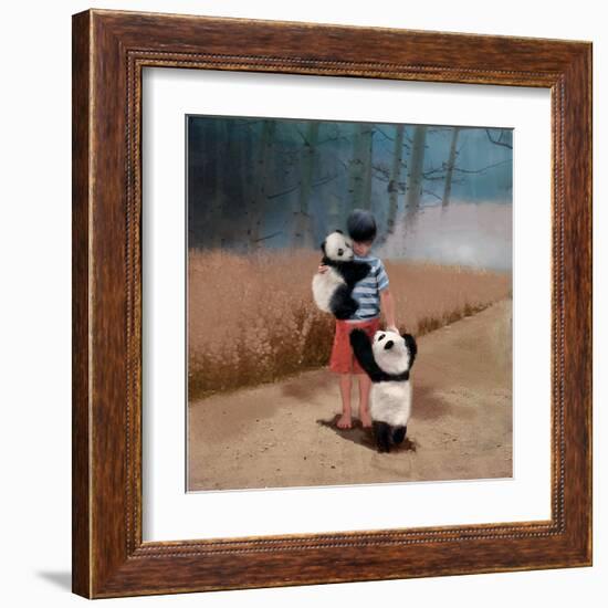 Panda Friends-Nancy Tillman-Framed Art Print