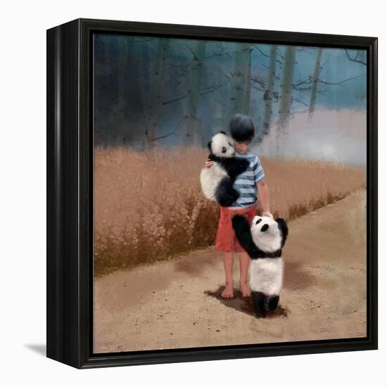 Panda Friends-Nancy Tillman-Framed Stretched Canvas