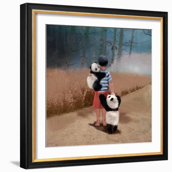 Panda Friends-Nancy Tillman-Framed Premium Giclee Print
