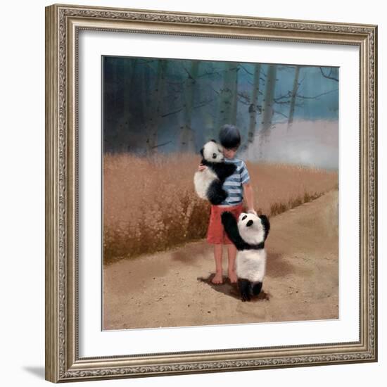 Panda Friends-Nancy Tillman-Framed Art Print