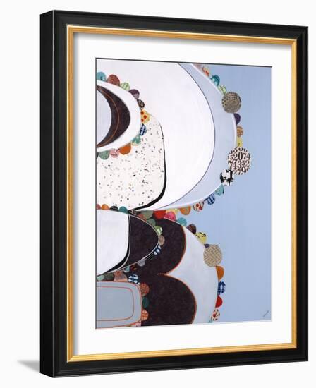 Panda Fun II-Sydney Edmunds-Framed Giclee Print