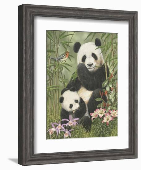 Panda Paradise-William Vanderdasson-Framed Giclee Print