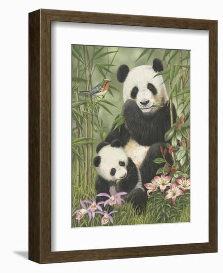 Panda Paradise-William Vanderdasson-Framed Giclee Print