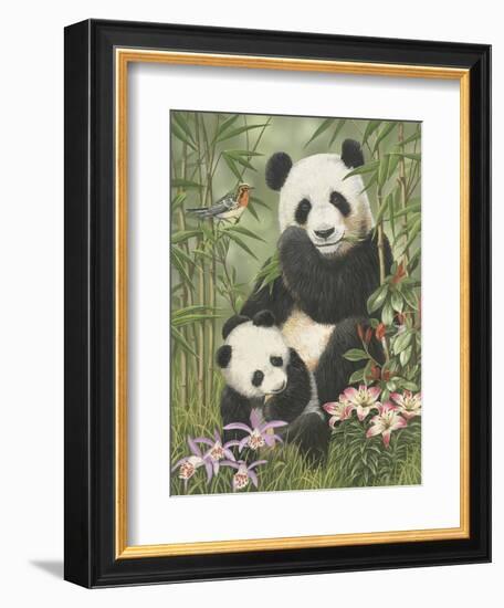 Panda Paradise-William Vanderdasson-Framed Giclee Print