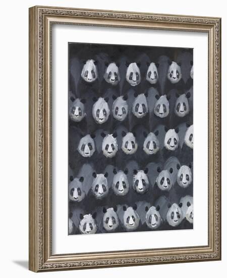 Panda Play, 2016-Holly Frean-Framed Giclee Print