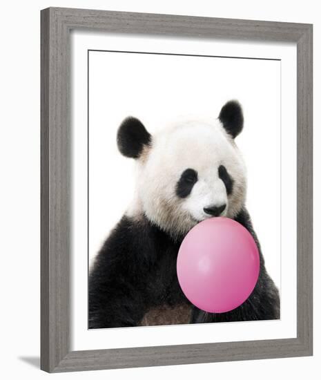 Panda Pop-Contemporary Photography-Framed Giclee Print