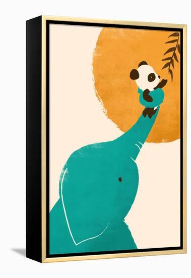 Panda’s Little Helper-Jay Fleck-Framed Stretched Canvas