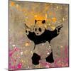 Panda with Guns-Banksy-Mounted Giclee Print