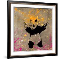 Panda with Guns-Banksy-Framed Giclee Print