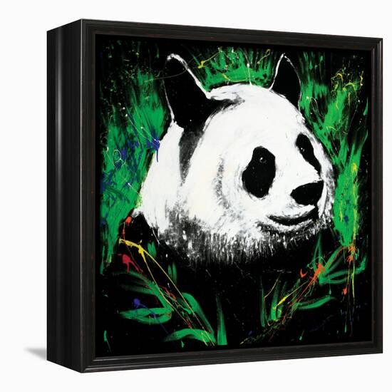 Panda-null-Framed Stretched Canvas