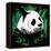 Panda-null-Framed Stretched Canvas