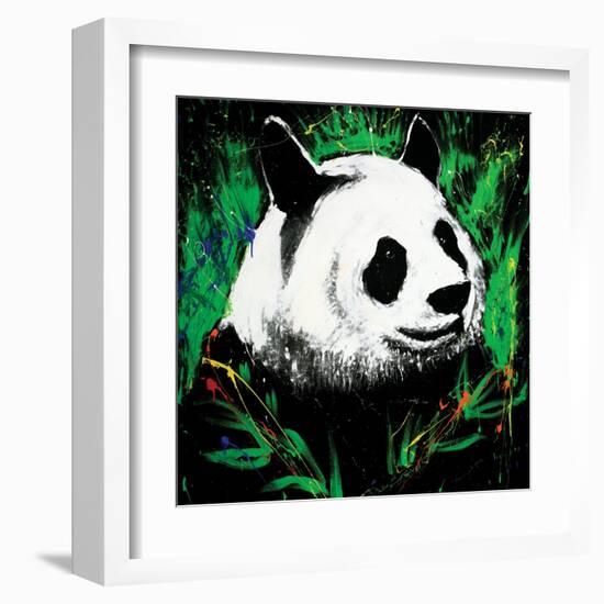 Panda-null-Framed Art Print