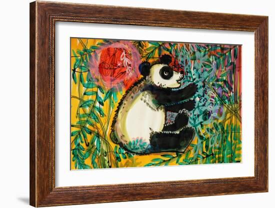 Panda-Brenda Brin Booker-Framed Giclee Print