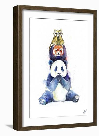 Pandamonium-Marc Allante-Framed Giclee Print