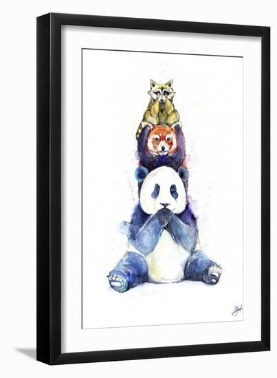 Pandamonium-Marc Allante-Framed Giclee Print