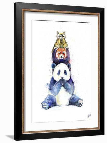 Pandamonium-Marc Allante-Framed Giclee Print