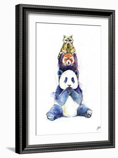 Pandamonium-Marc Allante-Framed Giclee Print