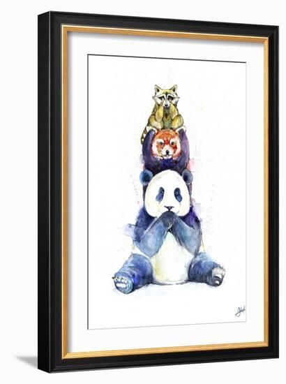 Pandamonium-Marc Allante-Framed Giclee Print