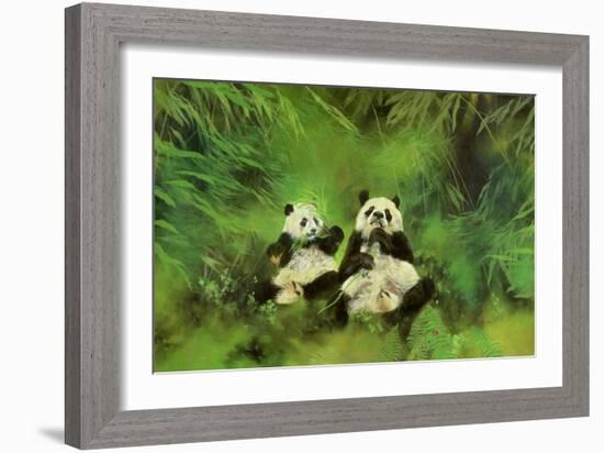 Pandas, 1998-Odile Kidd-Framed Giclee Print