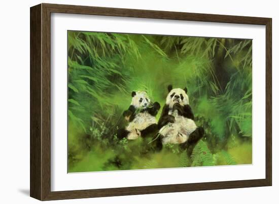 Pandas, 1998-Odile Kidd-Framed Giclee Print