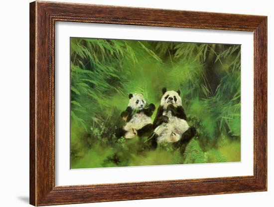 Pandas, 1998-Odile Kidd-Framed Giclee Print