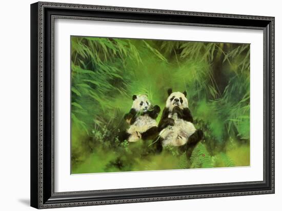 Pandas, 1998-Odile Kidd-Framed Giclee Print