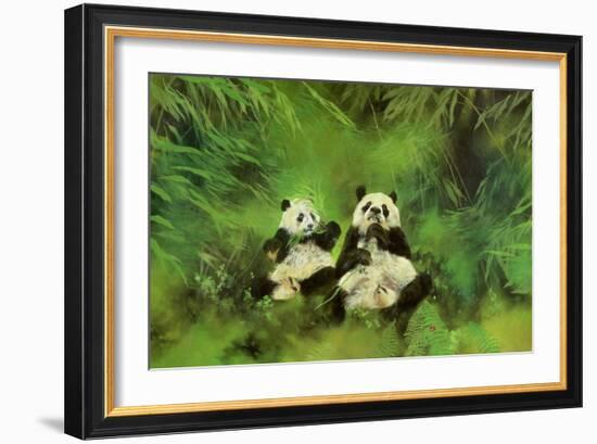 Pandas, 1998-Odile Kidd-Framed Giclee Print