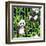 Pandas with Bamboo-tanycya-Framed Art Print